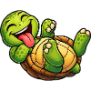 Verspielte Schildkröte 