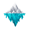 Eisiger Geometrie-Diamant