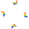 Schmetterling - Botanische Kunst LGBTQ