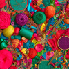 Farbige Stiche: Textilwerkstatt Sparkle