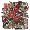 Sticker Collage Dschungelblüte