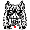 Moody Feline Herzzeichen-Tee