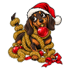 Weihnachten Dackel Hund Geschenkidee