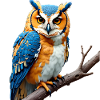 Owl in Hoodie Standing Design