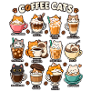 Katzenkaffee Kollektion: Kaffeekatzen
