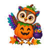 Eulen-Pumpkin Herbstzauber
