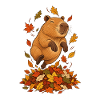 Sleepy Capybara Camping