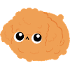 Oranger Fluffy Pudel