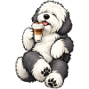 Bobtail mit Latte Macchiato