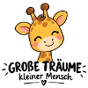 Giraffe Großträume Kleiner Mensch
