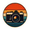 Retro Kamera Sunset Panel