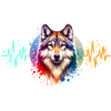 Wolfhund Herzlinie