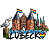 Lübeck Regenbogen Holstentor