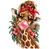 Wild & Frech – Giraffe mit Style