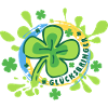 Glücksbringer – buntes Kleeblatt - Glücksklee 