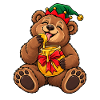 Weihnachten Bär Honigtopf Wichtel Geschenk
