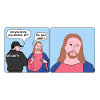 Jesus „Nur Wasser“ Meme