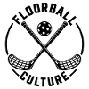 Floorball Kreuzende Schläger Silhouette