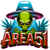 Alien Area51 Retro-Graffiti