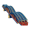 Hohenzollernbrücke Farbkunst