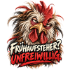 Frühaufsteher Unfreiwillig - Genervter Hahn