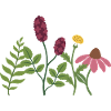 Blumenstrauß · Farn · Blumen · Blattwerk