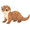 Otter – niedlicher kleiner Fischotter