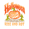 Halloween Kürbisaufstieg und Verrottung