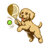 Tennishund: Energie und Spaß