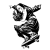 Skater-Nonne