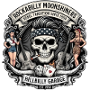Rockabilly Moonshiners Schädel Garage