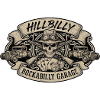 Hillbilly Rockabilly Garage Skull