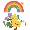 Blumengeschenk · Schmetterling · Entenküken