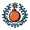 Kreisrahmen Monogramm Icon. Monogramm & Initialen.
