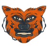 Wütende Katzenmaske Design