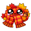 Kawaii-Herbstkaroschal
