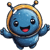 Kosmischer Astronaut Alien
