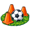 Fußball-Trainingskegel