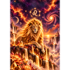 Löwe im kosmischen Feuerreich
