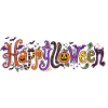 Frohe Halloween-Kreaturen.