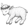 Gottes Lamm - ruhend