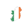 Herzschlag Irland Flagge