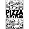 Pizza Is My Plan – Katzen Comic
