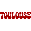 Toulouse Red Drops Buchstaben