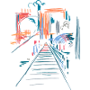 Landschaft Architektur Abstrakt