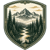 Waldberge Schild-Design