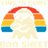 Pixelgeist mit Regenbogen