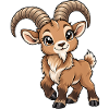 Steinbock Sternzeichen Kawaii