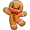 Lebkuchenmann Kawaii Style