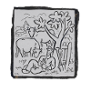 Farmer_Resting_with_Cows_Linocut_Art